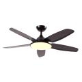5-Blades Modern Decorative Ceiling Fan with LED Light