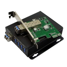 PCI-E to USB 3.0 Hub Fiber Optic Extender 250M