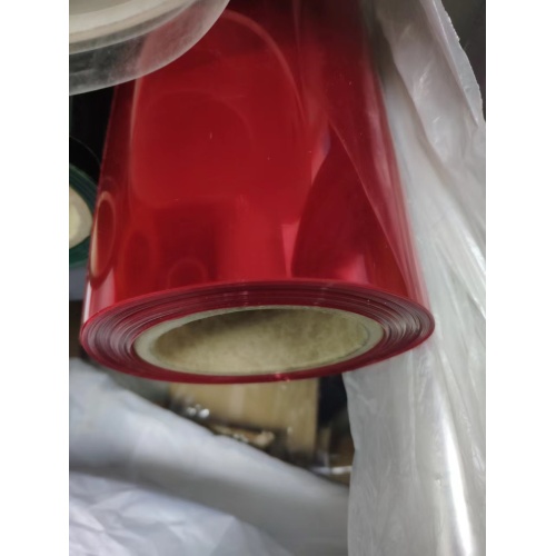 red pvc film roll plastic pdoducts