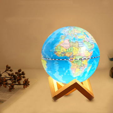 Kids Tech Light Up World Globe Lamp
