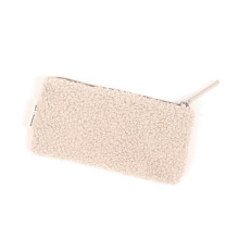 Furry Zipper Large Pencil Pen Case - Spacious Pouch Bag for Organizing Stationery
