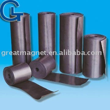 Rubber magnetic sheet