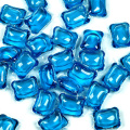 Blaue flüssige Waschmittelkapseln