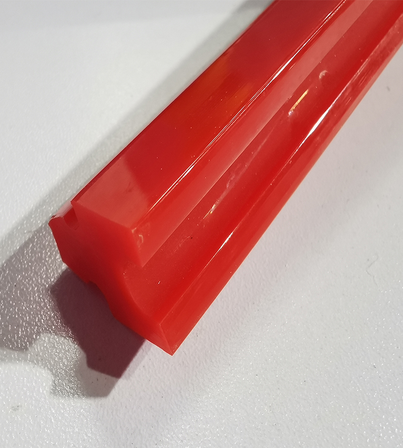 Pu Red Extrusion Guide Rail