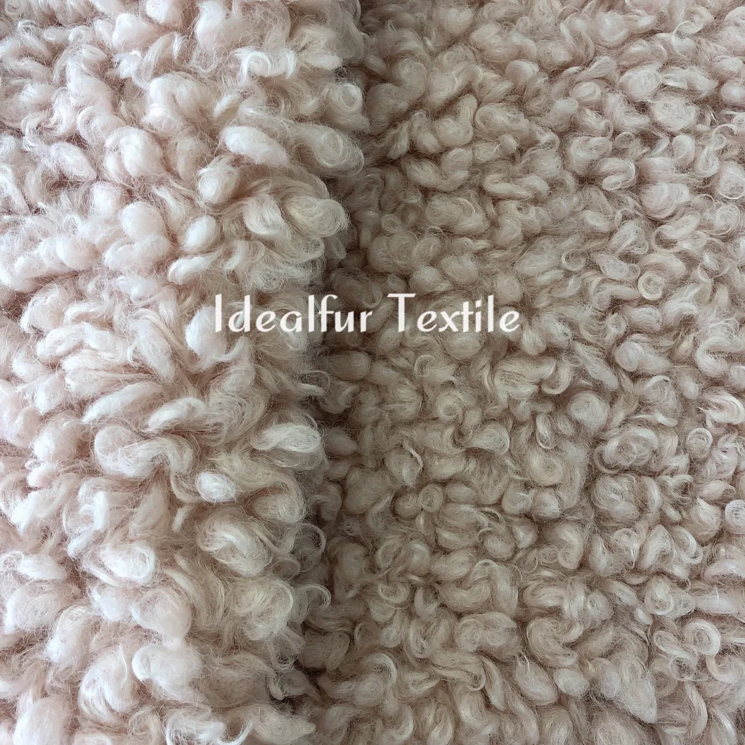 Curly Soft Imitation Lambs Wool Fur/Sherpa Fur