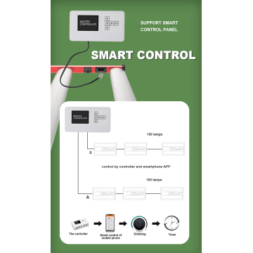 Spektrum penuh tumbuh cahaya 400W untuk rumah kaca