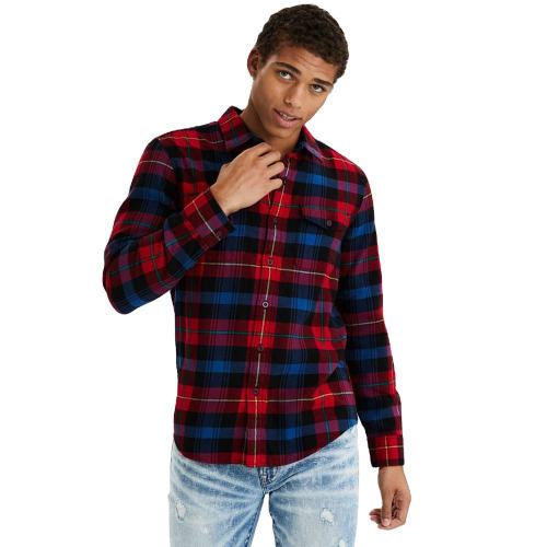 Men's Casual Plaid Shirt Wholesale Custom