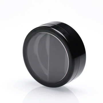 Round Shaped Cosmetic Nail Art Packing Jar - PS Material Glitter Powder Jar