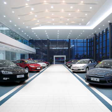 colorful supermarket car showroom floor ceramic tile indoor designer foshan