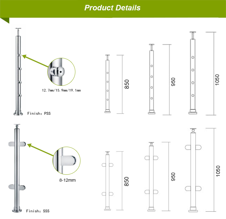 Railing Fitting measuring stand mounted wooden exterior stair railing