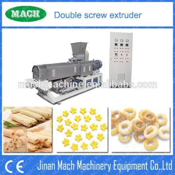 Double Screw Inflated corn Puff Snacks Extruder