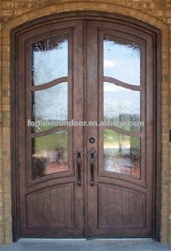 modern style wrought iron door