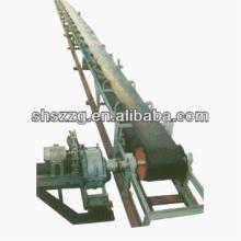 flat belt conveyor with rubber belt