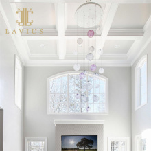 Modern Globe Custom Foyer Staircase Chandelier Lighting