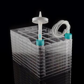 Cámaras de cultivo biofactory ™ de 10 capas con tubo