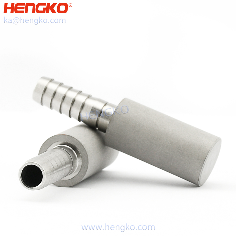 sintered microns porous metal SS filter aeration diffusion stone For homebrewing beer oxygen Air-pump