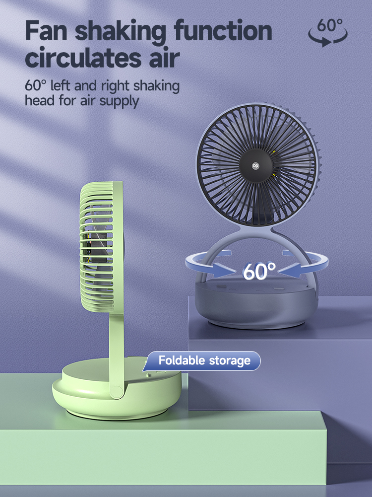 Rotating Folding Portable Mini Table Desk Rechargeable Fan-detail-5 Rotating Folding Portable Mini Table Desk Rechargeable Fan-detail-5