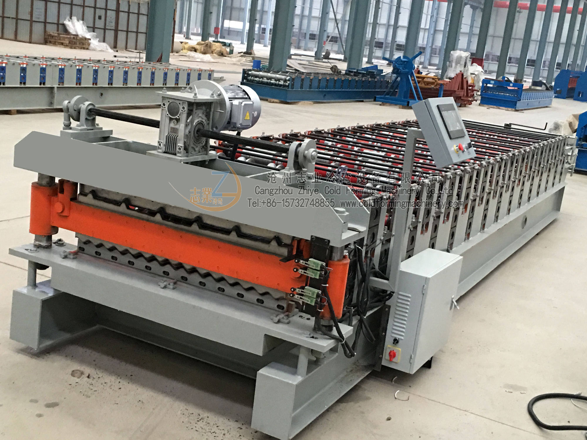 roof sheet roll forming machine