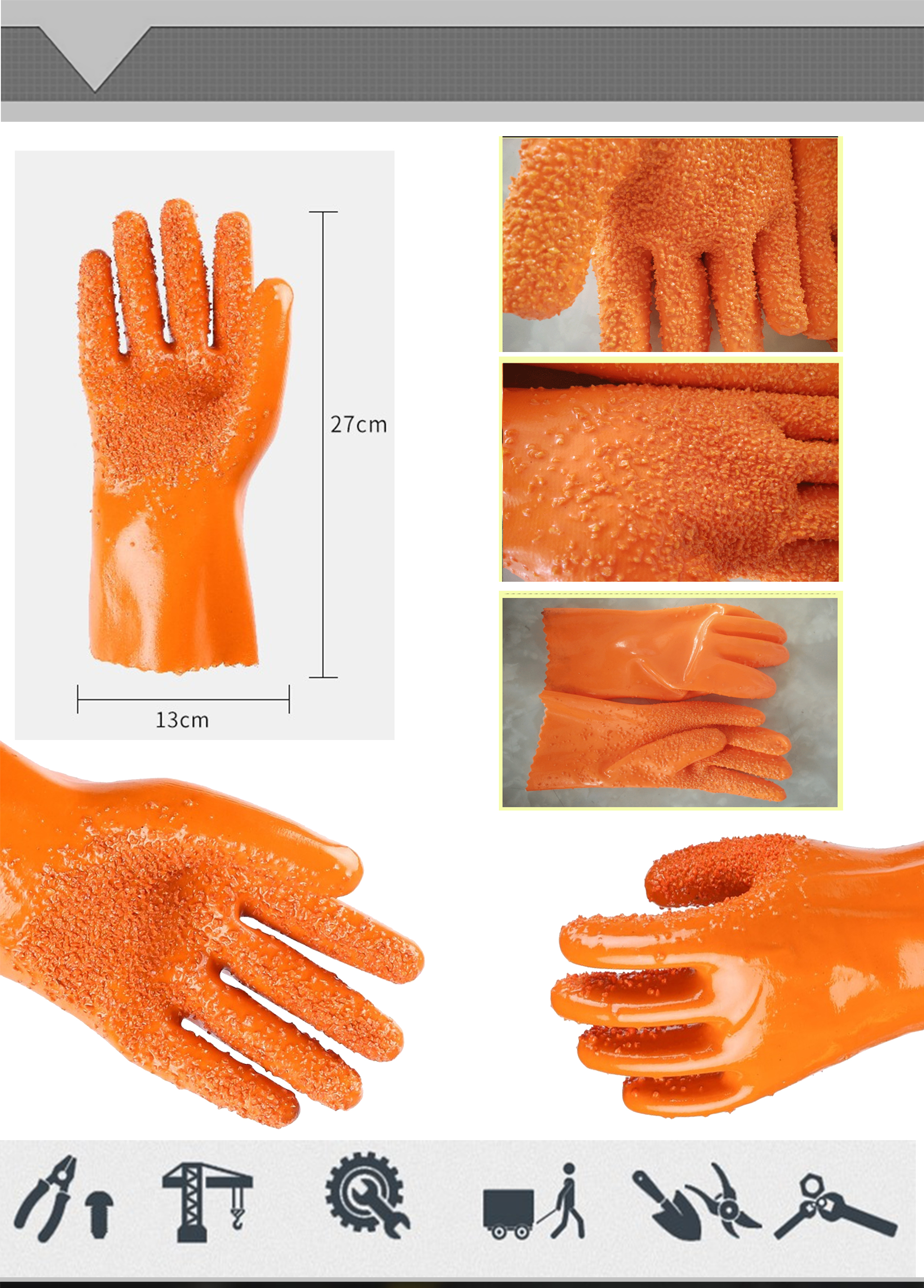 Various promotional top quality new type heat cut resistant gloves