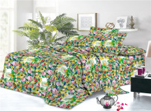 Custom Printed Floral Polyester Plain Daily Bedding Sheets