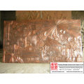 Hand Carved Lobby Metope Sculpture