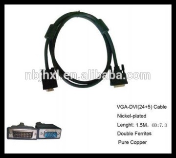 High quality VGA cable Male to Male wholesale 15Pin Male VGA To VGA Cable China Factory Direct Sell