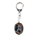 Natural Gemstone Agate Keychain