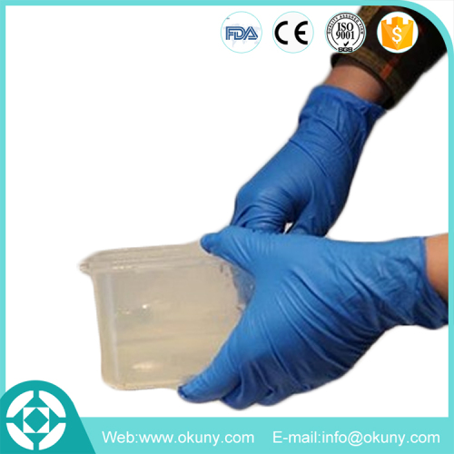 Disposable nitrile heat resistant glove