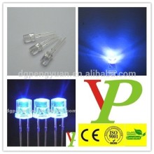 blue diameter 5mm flat top led top-brighting whole-sale
