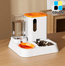 Detachable Indoor Automatic Pet Feeder with Storage Bottle