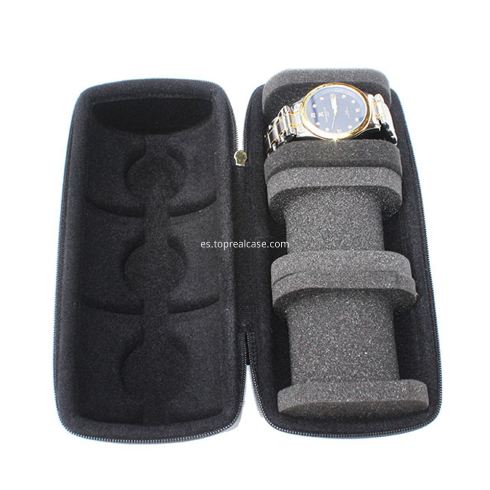 Estuche de almacenamiento para 3 relojes. Storage case for 3 watches