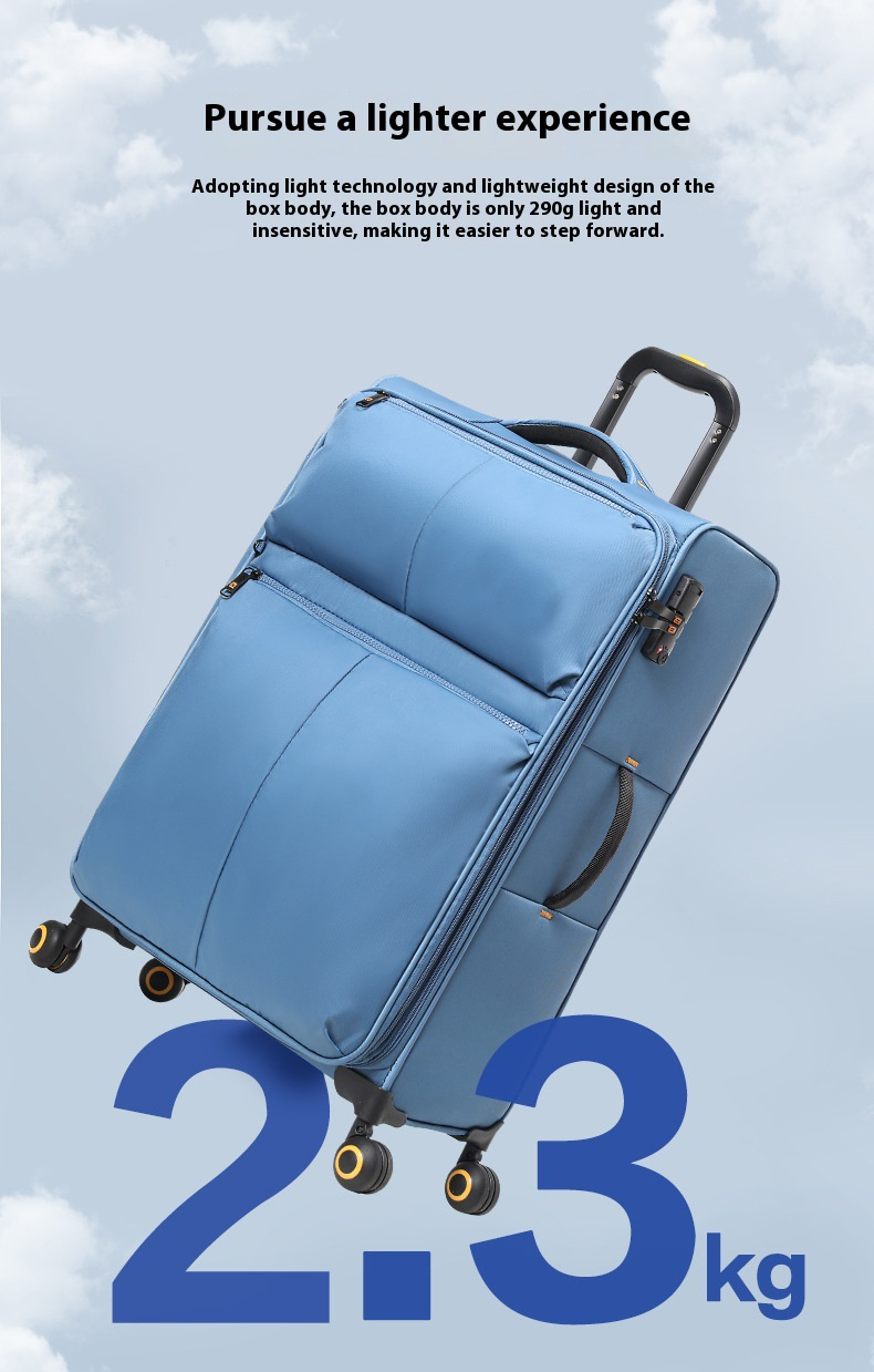 Oxford အထည်ပျော့ပျောင်းသော Trolley အိတ် Oxford Cloth Soft Travel Trolley Bag