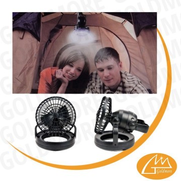 Folding Deluxe Camping Combo eco 18 led camping light with fan and hook with hook