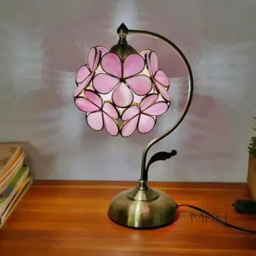 Floral Design Table Bedside Lamp