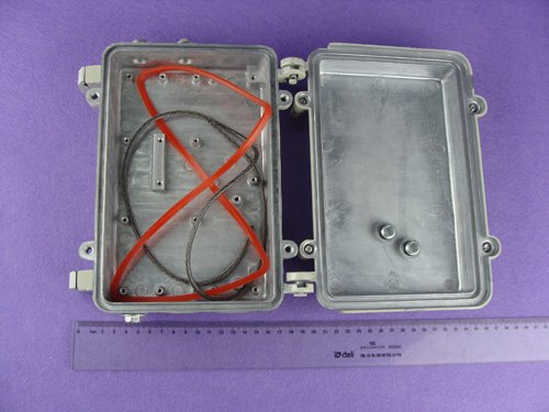 Carcasa impermeable de aluminio IP67 Carcasas de aluminio sellado Caja de conexiones de carcasa de aluminio AWP435 con tamaño 210X130X60 mm