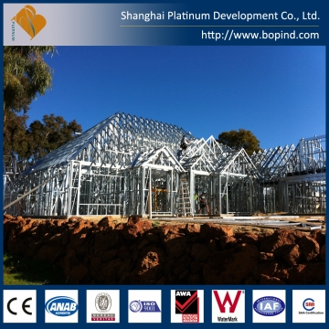 high strength prefabricated steel construction house, prefab steel house