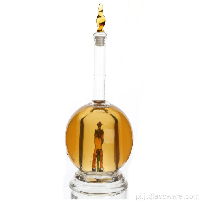 Wysokiej jakości hurtowa popularna przezroczysta szklana butelka o pojemności 500 ml