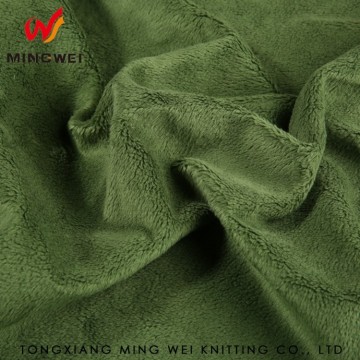 Truly good quality anti-static micro velour fabric for sleep blanket
