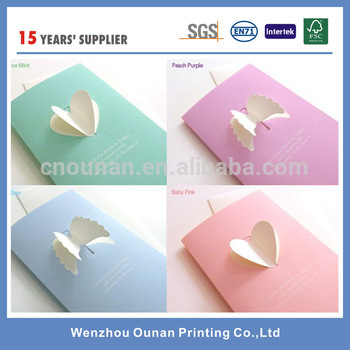 full color high quality printing post card