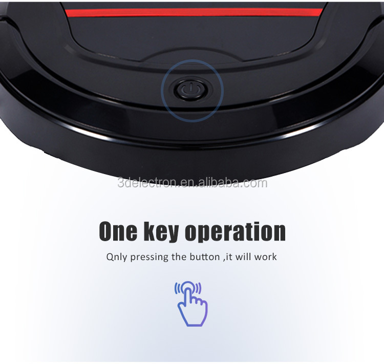 fashion design Portable mini smart automatic robot vacuum cleaner