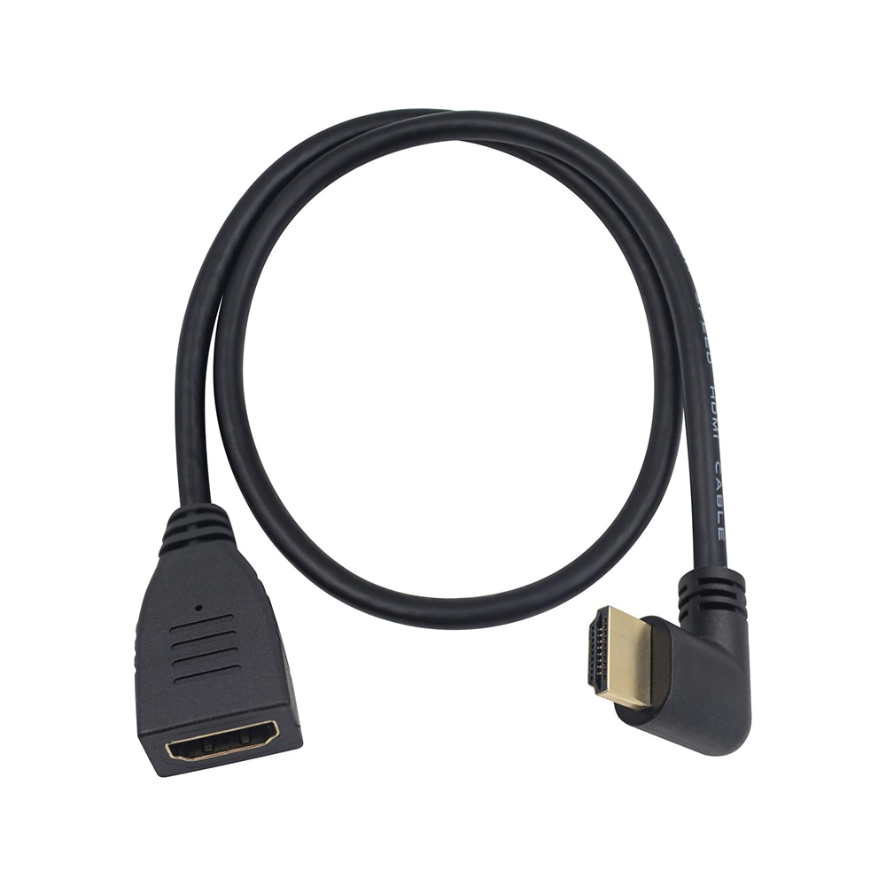 High Speed HDMI Right Angle Male to HDMI Cable