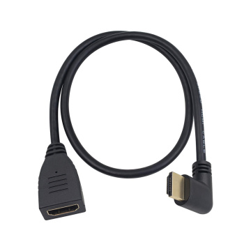 High Speed HDMI Right Angle Male to HDMI Cable