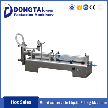 Semi automatic pneumatic liquid filling machine