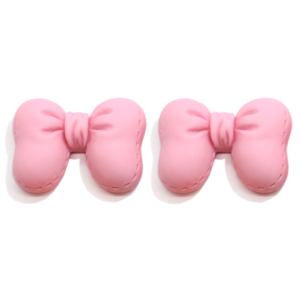 عينة مجانية جميلة Bowknot أطفال إكسسوار شعر القوس السحر Kawaii الراتنج الحرف الديكور الزينة الصغيرة