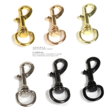 High grade thickened leather bag strap chain lock bag buckle