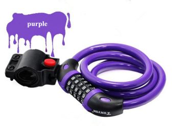 Hot-sale bicycle cable lock bike colorful cipher lock