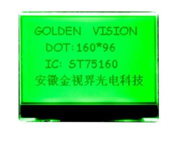 160X96 COG Graphic Monochrome FSTN LCD Display