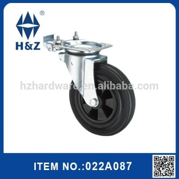 Rubber industrial european caster and wheel