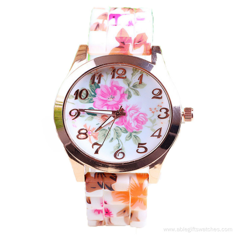 New Arrival Girls Silicone Quartz Wristwatch