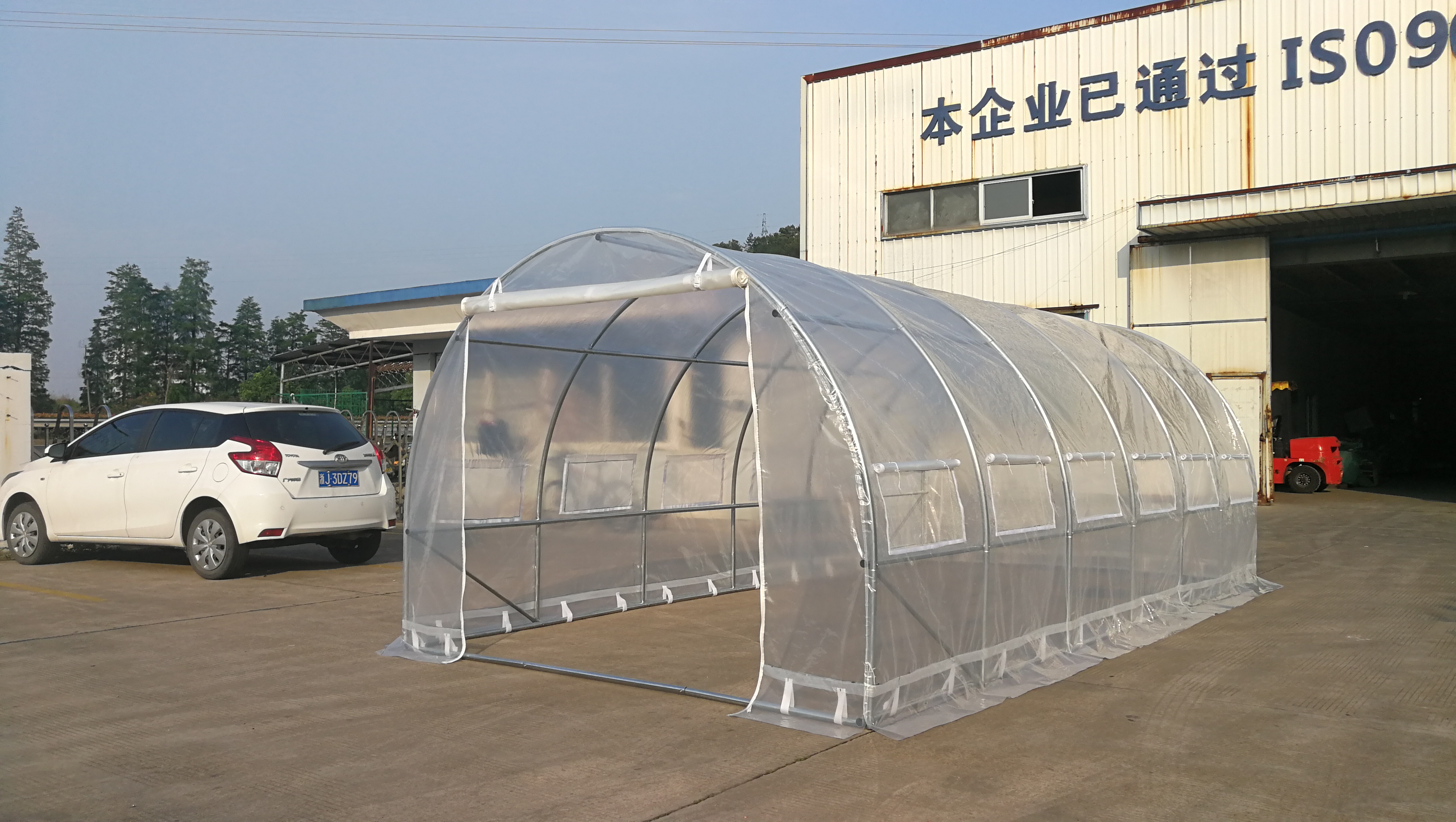TLSP172 600cm（长） x300cm（宽）x210cm（高） 尺寸 防紫外线型多跨花园 多隧道温室-12m2